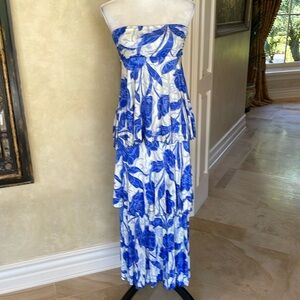 Chinese Laundry Blue & White dress